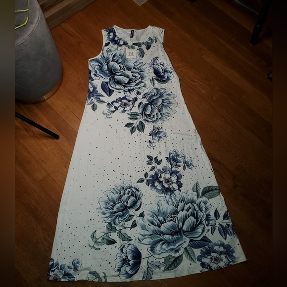 Noracora Jersey Flower Print Dress ๐ - Picture 2 of 8